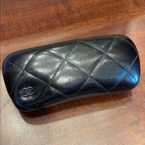 Chanel Black Quilted Sunglasses Case